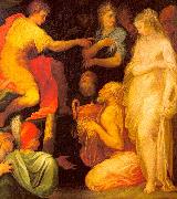 ABBATE, Niccolo dell The Continence of Scipio oil